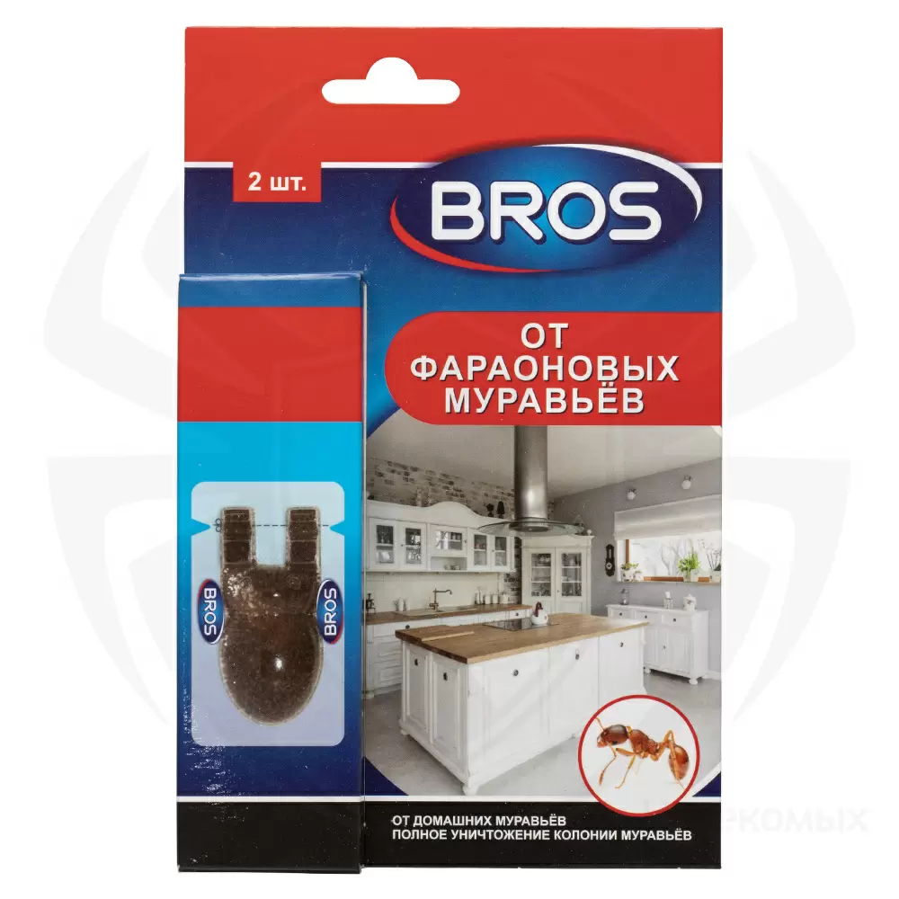 Bros (Брос) приманка от фараоновых муравьев, 2 шт